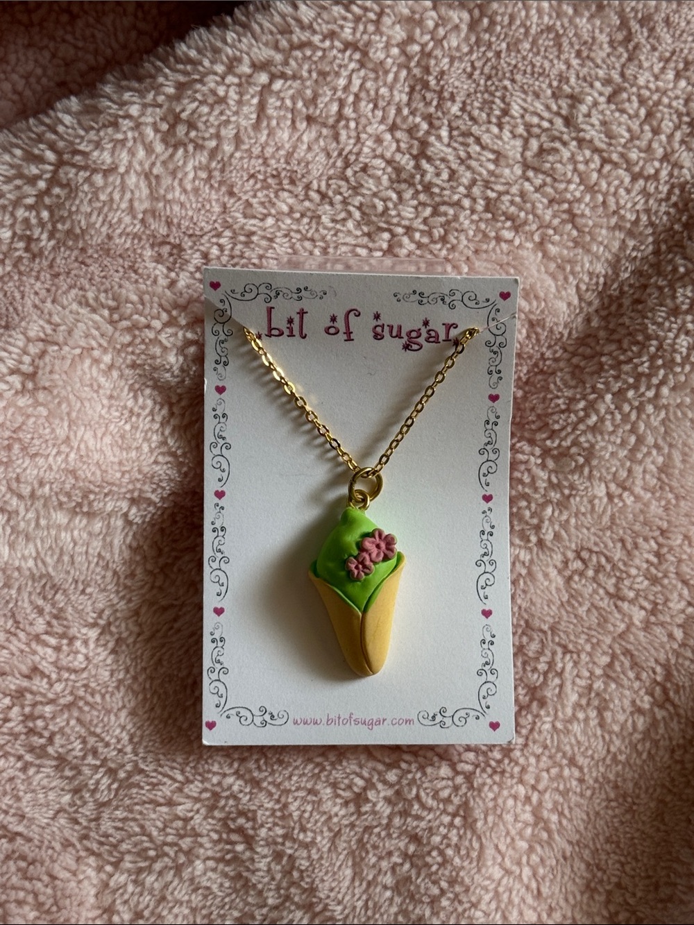 Matcha Ice Cream Necklace